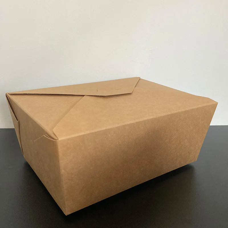 NO.3 (2000ml) Natural Kraft Lunch Box