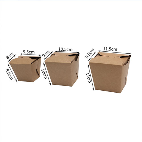 26OZ  Square Kraft Noodle  Box